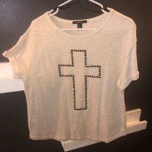 Short sleeve lightweight Cross Sweatshirt